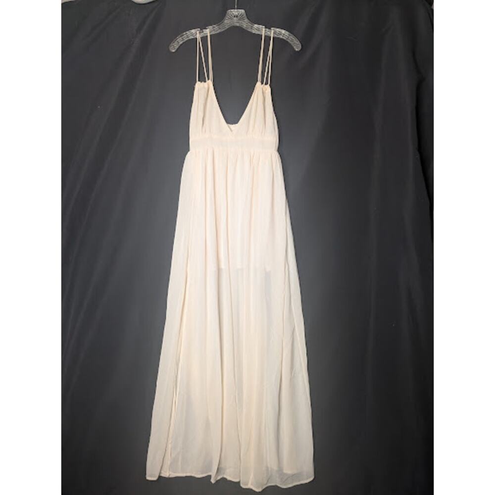 BLUSH BJ Womens balletcore bohemian fairycore mystical dress sheer size Medium